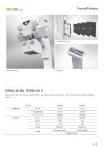 Bán máy chụp X-Quang thường Quy Eva series